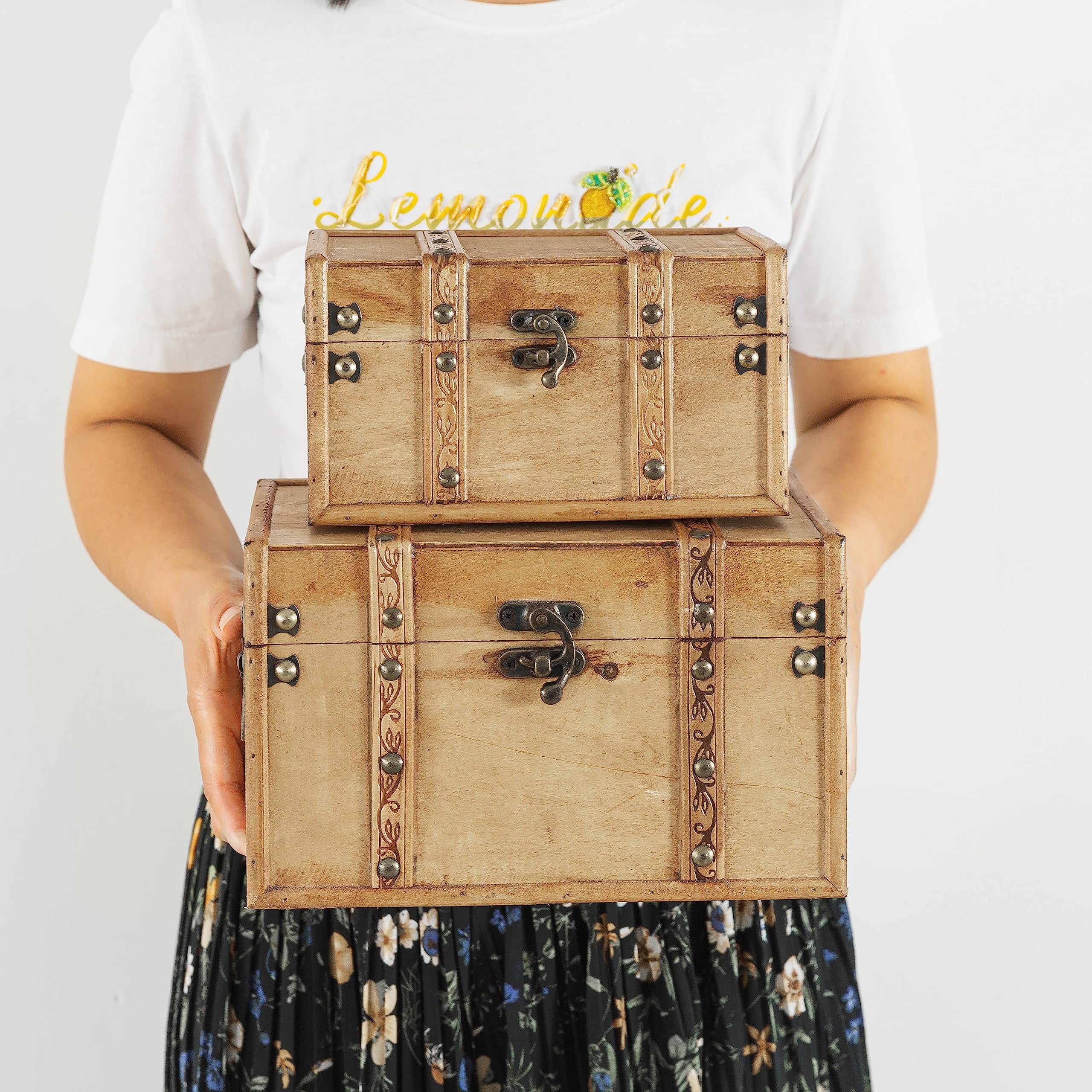 Amazon.com: SLPR Decorative Small Storage Trunks for Home Décor